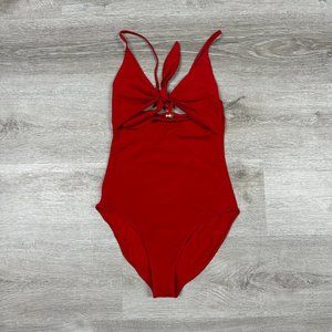 Aritzia Wilfred Noe Tie-Front Bodysuit